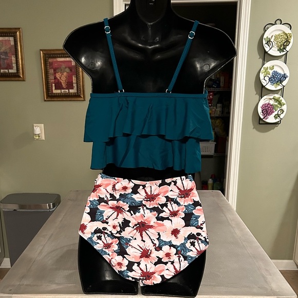 VeMee Bikini Swimsuit for Women High Waisted Bikini Two Piece Tankini Size S - Picture 8 of 11